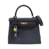 エルメス HERMES ケリー25 内縫い W刻 アルドワーズ ゴールド金具 トゴ レディース ハンドバッグ ショルダーバッグ