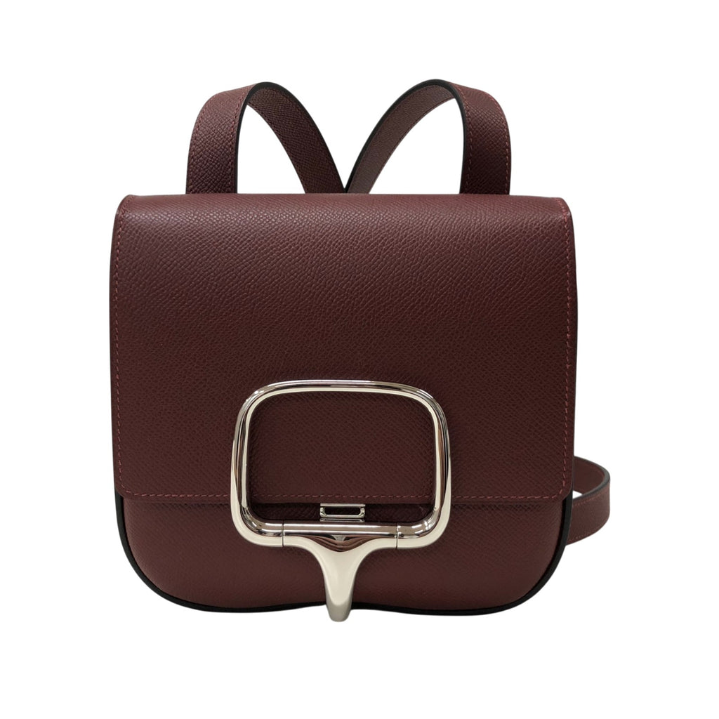 エルメス HERMES デッラカヴァレリア ミニ K刻 ルージュグレナ シルバー金具 エプソン レディース ショルダーバッグ エルメス HERMES デッラカヴァレリア ミニ K刻 ルージュグレナ