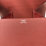 エルメス HERMES デッラカヴァレリア ミニ K刻 ルージュグレナ シルバー金具 エプソン レディース ショルダーバッグ