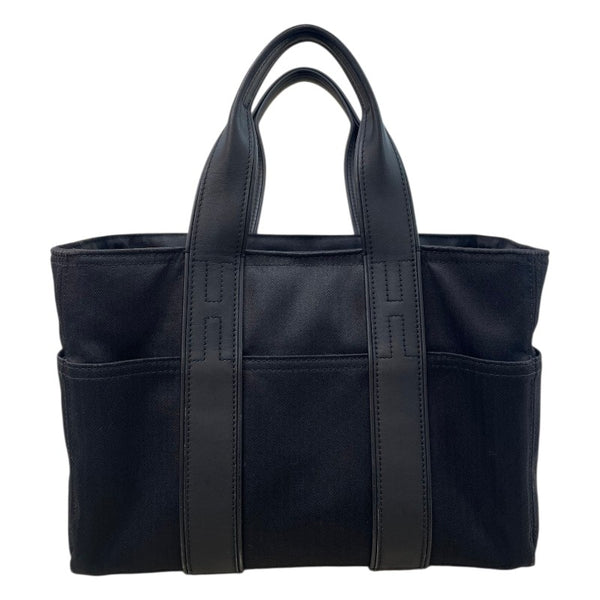 美品！HERMES エルメス　アカプルコ PM ハンドバッグ　ナイロン　ブラック エルメス HERMES アカプルコPM ブラック ナイロンキャンバス ユニ