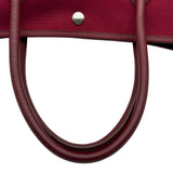 エルメス HERMES ガーデンパーティPM ▢J刻 ボルドー シルバー金具 トワル/ブッフル レディース ハンドバッグ