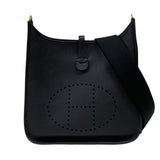 エルメス HERMES エヴリン3 PM B刻 ブラック ゴールド金具 トリヨンクレマンス レディース ショルダーバッグ