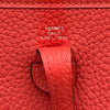 エルメス HERMES エヴリンTPM X刻印 ルージュピマン シルバー金具 トリヨン レディース ショルダーバッグ