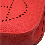 エルメス HERMES エヴリンTPM X刻印 ルージュピマン シルバー金具 トリヨン レディース ショルダーバッグ