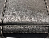 エルメス HERMES ガーデンパーティPM □G刻 ブラック トワル・ブッフル レディース ハンドバッグ
