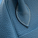 エルメス HERMES リンディ34 □R刻 ブルージーン シルバー金具 トリヨンクレマンス レディース ショルダーバッグ