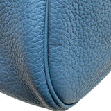 エルメス HERMES リンディ34 □R刻 ブルージーン シルバー金具 トリヨンクレマンス レディース ショルダーバッグ