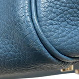 エルメス HERMES リンディ34 □R刻 ブルージーン シルバー金具 トリヨンクレマンス レディース ショルダーバッグ