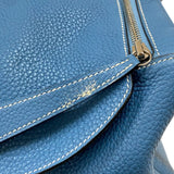 エルメス HERMES リンディ34 □R刻 ブルージーン シルバー金具 トリヨンクレマンス レディース ショルダーバッグ