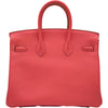 エルメス HERMES バーキン25 □Q刻印 ローズリップスティック シルバー金具 トゴ レディース ハンドバッグ