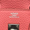 エルメス HERMES バーキン25 □Q刻印 ローズリップスティック シルバー金具 トゴ レディース ハンドバッグ