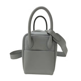 エルメス HERMES リンディミニ K刻 グリパンタン シルバー金具 スイフト レディース ショルダーバッグ