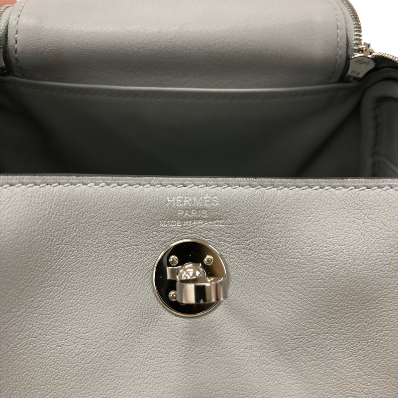 エルメス HERMES リンディミニ K刻 グリパンタン シルバー金具
