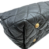 シャネル CHANEL 2.55 チェーンえいハンドバッグ 15番台 ブラック×ゴールド金具 エイジドカーフ レディース ハンドバッグ