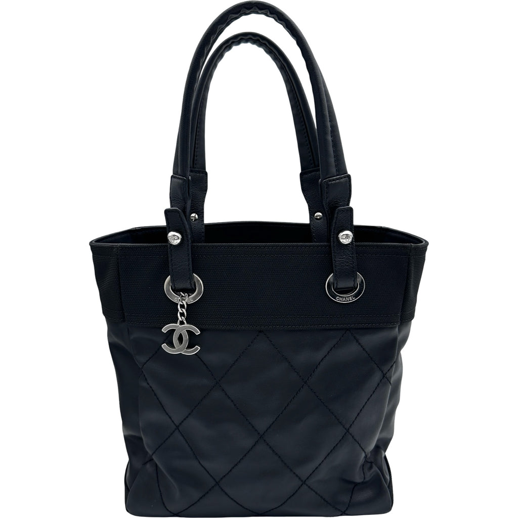 シャネル CHANEL パリビアリッツ トート PM A34208 13番台 ブラック