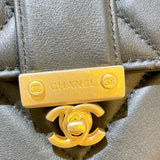 シャネル CHANEL マトラッセ チェーンウォレット ブラック ゴールド金具 ラムスキン レディース ショルダーバッグ