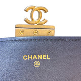 シャネル CHANEL マトラッセ チェーンウォレット ブラック ゴールド金具 ラムスキン レディース ショルダーバッグ