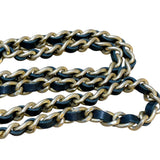 シャネル CHANEL マトラッセ チェーンウォレット ブラック ゴールド金具 ラムスキン レディース ショルダーバッグ