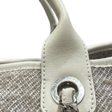 シャネル CHANEL ドーヴィルショッピングバッグ AS3351 ベージュシルバー金具 ウール レディース ハンドバッグ