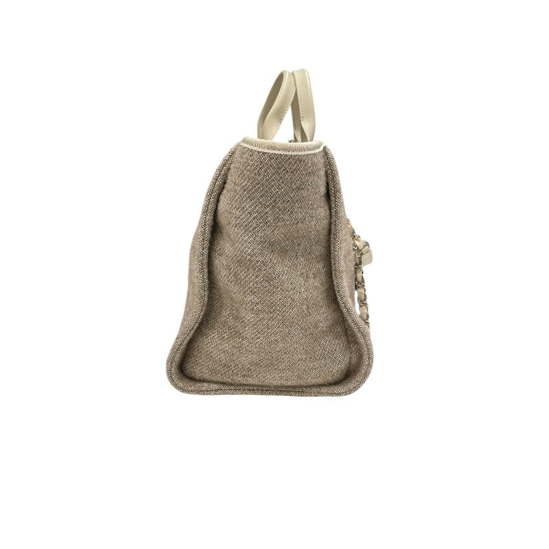 シャネル CHANEL ドーヴィルショッピングバッグ AS3351 ベージュ