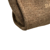 シャネル CHANEL ドーヴィルショッピングバッグ AS3351 ベージュシルバー金具 ウール レディース ハンドバッグ