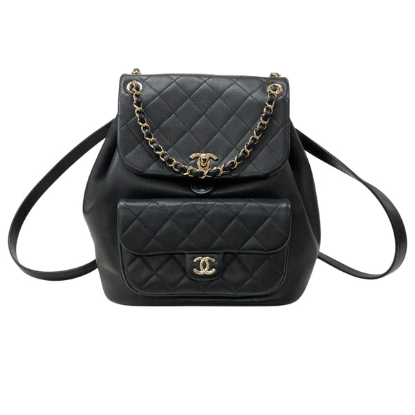 CHANEL マトラッセ　バックパック シャネル CHANEL マトラッセ バッグパック AS3618 ブラック ゴールド
