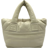 シャネル CHANEL コココクーントートPM A48610 13番台 ベージュ ラムスキン レディース ハンドバッグ