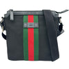 グッチ GUCCI シェリーライン ショルダーバッグ 471454 ブラック ナイロン レディース ショルダーバッグ