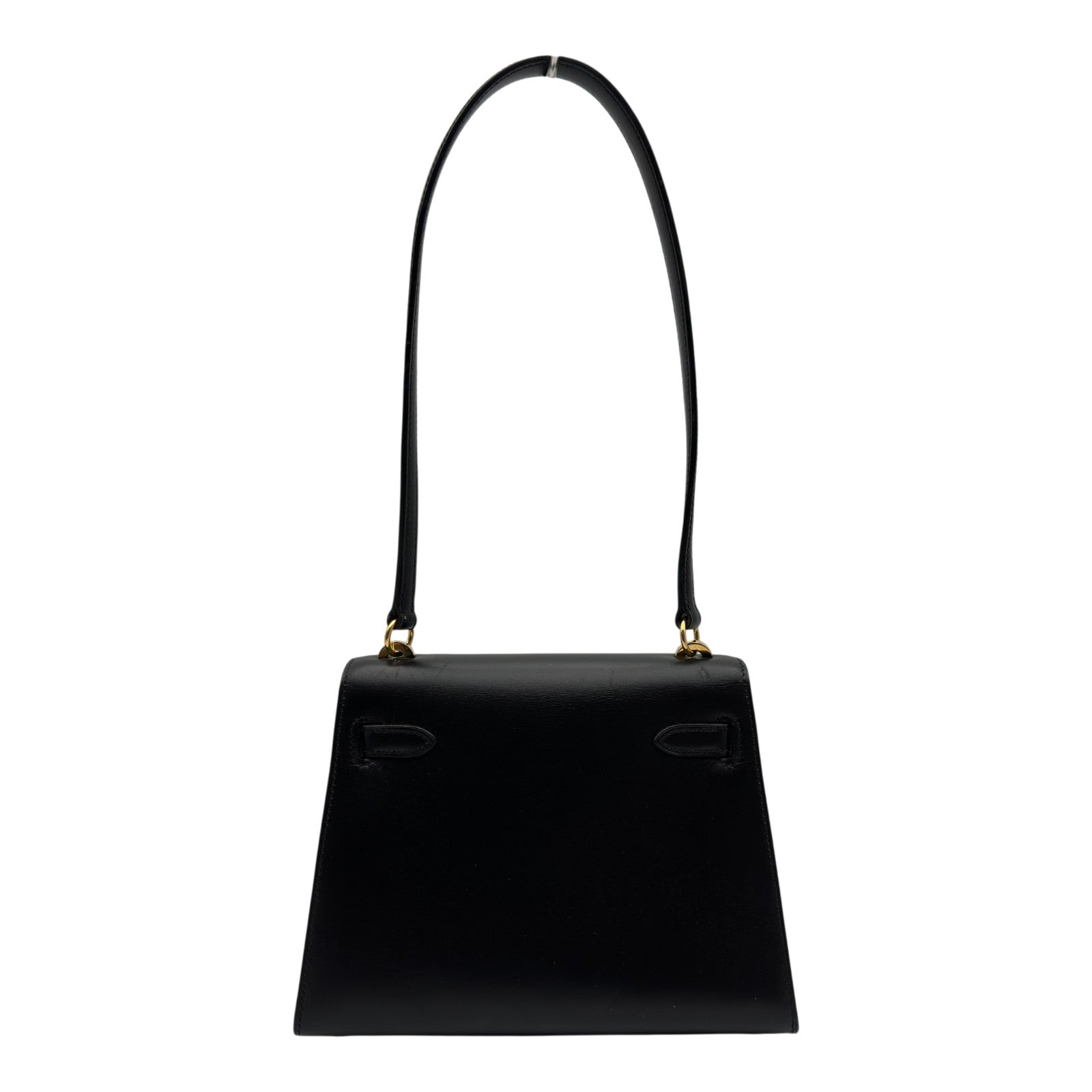 エルメス HERMES ミニケリー20 □C刻 ブラック ゴールド金具 ボックス