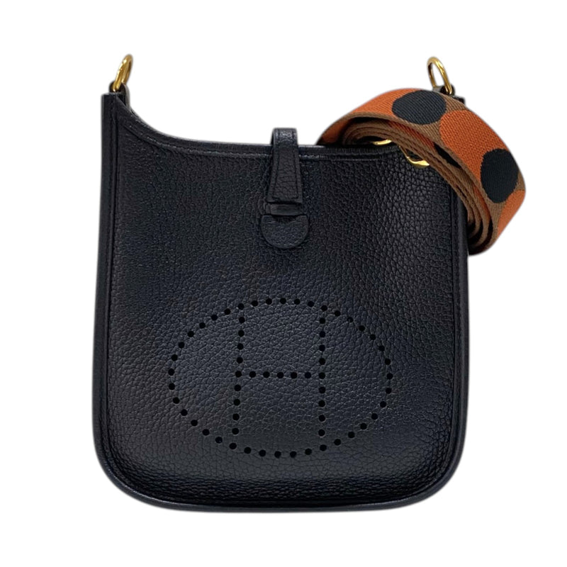 エルメス HERMES エヴリンTPM Z刻 ブラック ゴールド金具 トリヨン