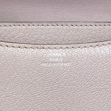 エルメス HERMES コンスタンス3 ミニ B刻 モーヴペール シルバー金具 シェーブル レディース ショルダーバッグ