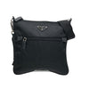 プラダ PRADA ナイロンショルダーバッグ ブラックシルバー金具 メンズ ショルダーバッグ