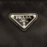 プラダ PRADA ナイロンショルダーバッグ ブラックシルバー金具 メンズ ショルダーバッグ
