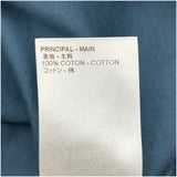 ルイ・ヴィトン LOUIS VUITTON フロッキークロスロゴ半袖Tシャツ HBY05W ブルー コットン メンズ 半袖Ｔシャツ