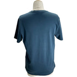 ルイ・ヴィトン LOUIS VUITTON フロッキークロスロゴ半袖Tシャツ HBY05W ブルー コットン メンズ 半袖Ｔシャツ