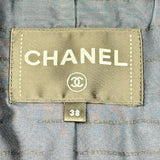 シャネル CHANEL ココマークボタンジップアップツイードジャケット P64019 ブラック ツイード レディース その他アウター