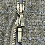 シャネル CHANEL ココマークボタンジップアップツイードジャケット P64019 ブラック ツイード レディース その他アウター