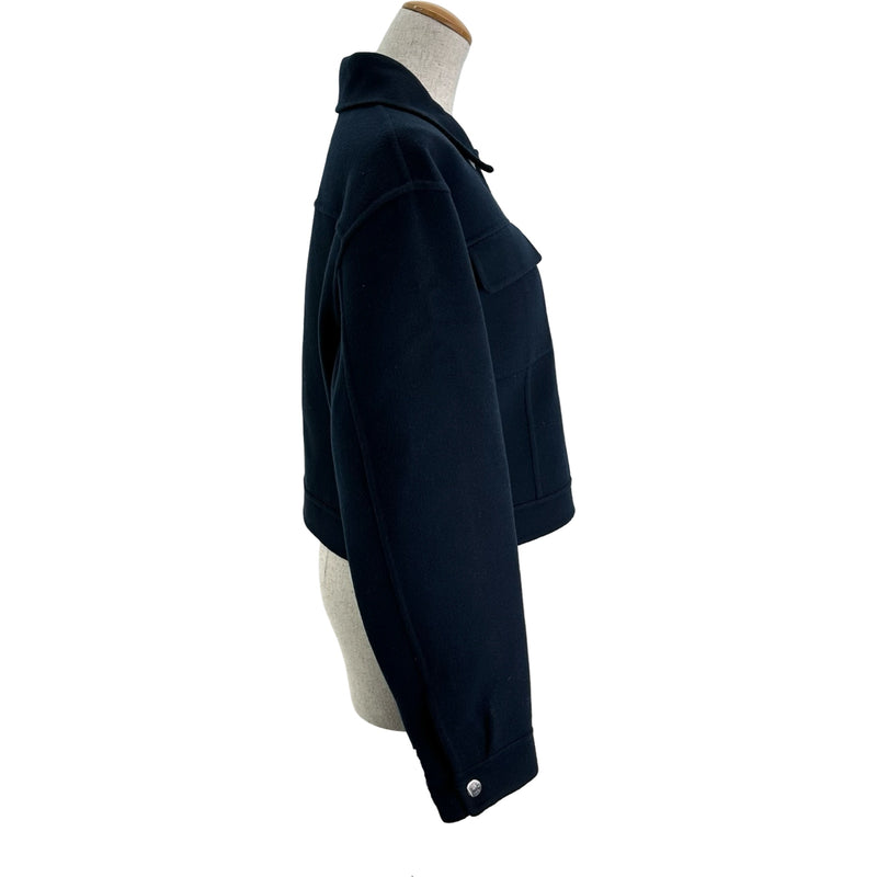 エルメス HERMES ダブルフェイスカシミヤジャケット 5H0122DB ネイビー
