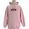 バレンシアガ BALENCIAGA CREWロゴプルオーバーパーカー 578135 ピンク コットン メンズ パーカー