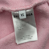 バレンシアガ BALENCIAGA CREWロゴプルオーバーパーカー 578135 ピンク コットン メンズ パーカー