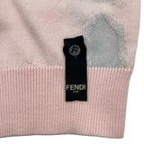 フェンディ FENDI クルーネックニットセーター FZX039 ピンク コットン メンズ セーター