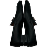 エルメス HERMES パリ モカシンローファー H201199Z ブラック レザー レディース ローファー