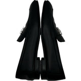 エルメス HERMES パリ モカシンローファー H201199Z ブラック レザー レディース ローファー