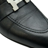 エルメス HERMES パリ モカシンローファー H201199Z ブラック レザー レディース ローファー