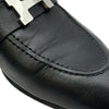 エルメス HERMES パリ モカシンローファー H201199Z ブラック レザー レディース ローファー