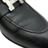エルメス HERMES パリ モカシンローファー H201199Z ブラック レザー レディース ローファー