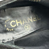 シャネル CHANEL ココマークパール装飾スエードローファー G31994 ブラック スエード レディース ローファー