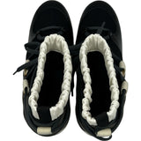 シャネル CHANEL ココマークウェッジソールショートブーツ G35284 ブラック ナイロン レディース ブーツ