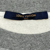 ルイ・ヴィトン LOUIS VUITTON ロゴ刺繍スウェットシャツ HYK16W グレー コットン メンズ スウェット