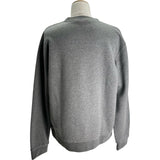 ルイ・ヴィトン LOUIS VUITTON ロゴ刺繍スウェットシャツ HYK16W グレー コットン メンズ スウェット